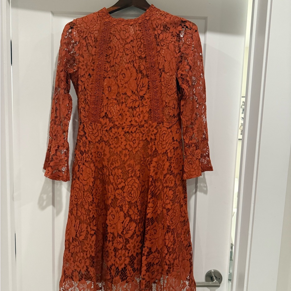 Ina Terracotta Fabric with Label